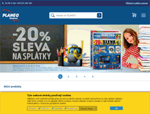 Tablet Screenshot of planeo.cz